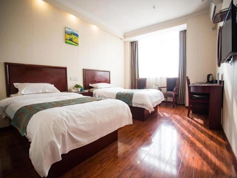 Greentree Inn Jiangsu Wuxi Dongting Leather City Express Hotel Esterno foto